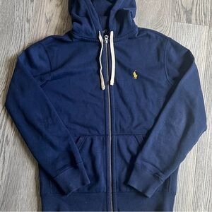 Blue polo Ralph Lauren zip up